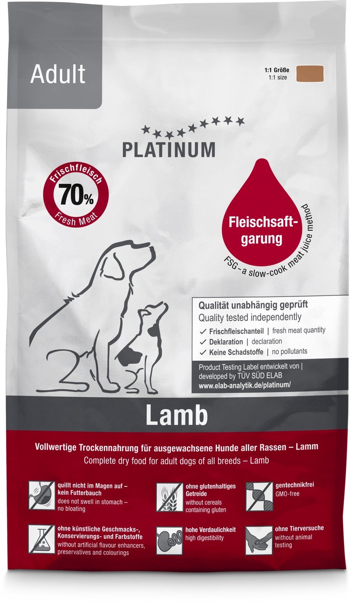 Platin Erwachsener 1,5kg | Lamm