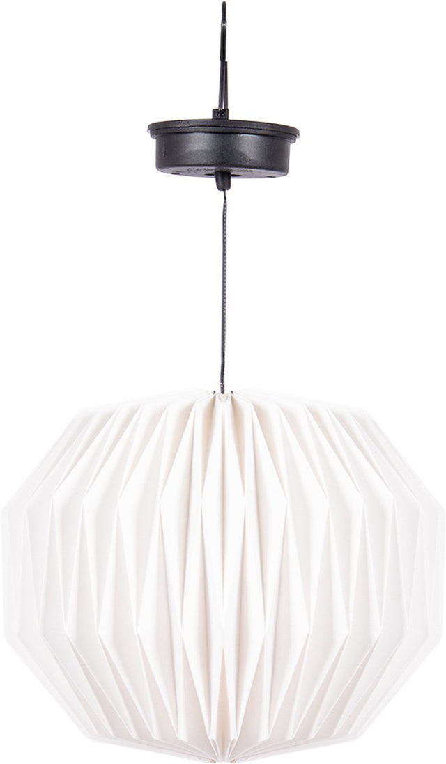 Bo-camp - hanglamp - rana - opvouwbaar - wit - oplaadbaar - solar - 20 lumen