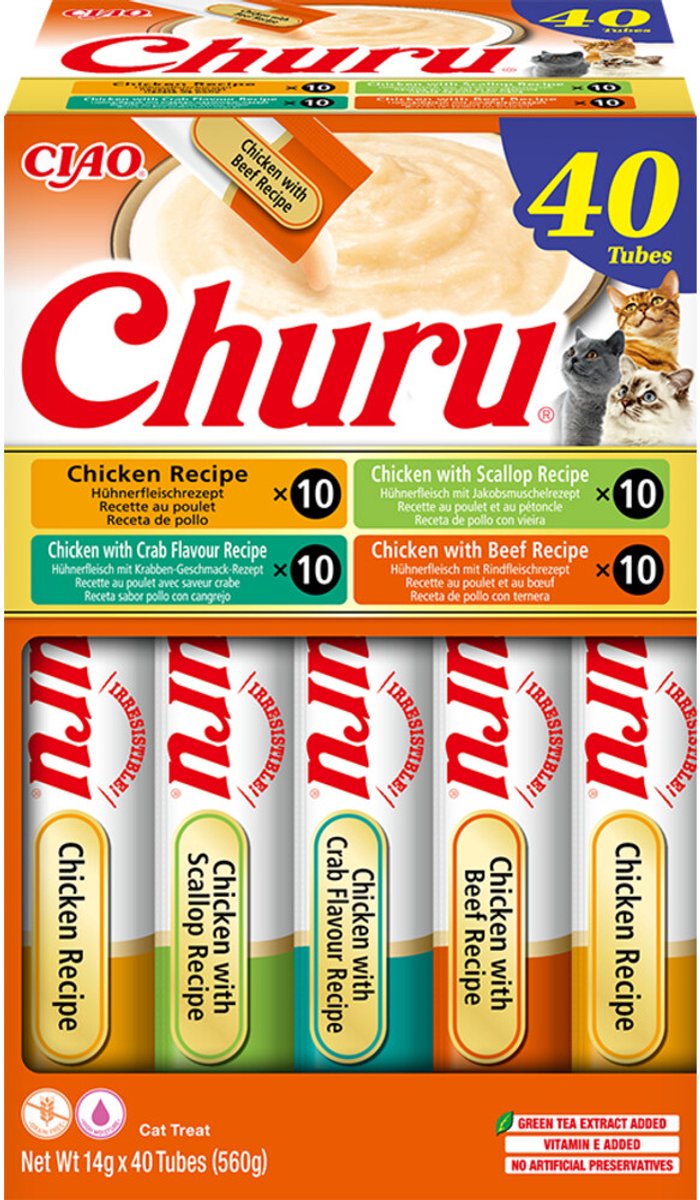 Ciao Churu Katzenpüree-Hähnchen – 40x14 gr