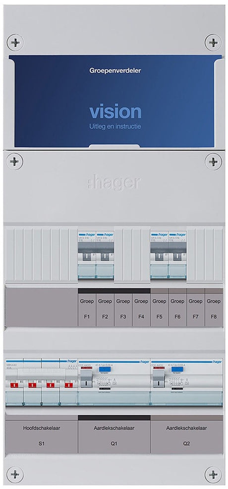 Hager Vision-Installationsschrank – VKG22L – E2xW2