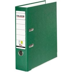 Ordner Falken PP-Color A4 80 mm grün 2-Ring 1 Stück
