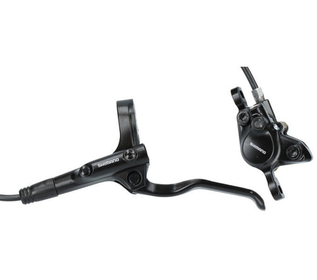 Shimano hydraulisches Scheibenbremsen-Set MT200 vorne – ohne Bremsscheibe – schwarz (Werkstattverpackung)