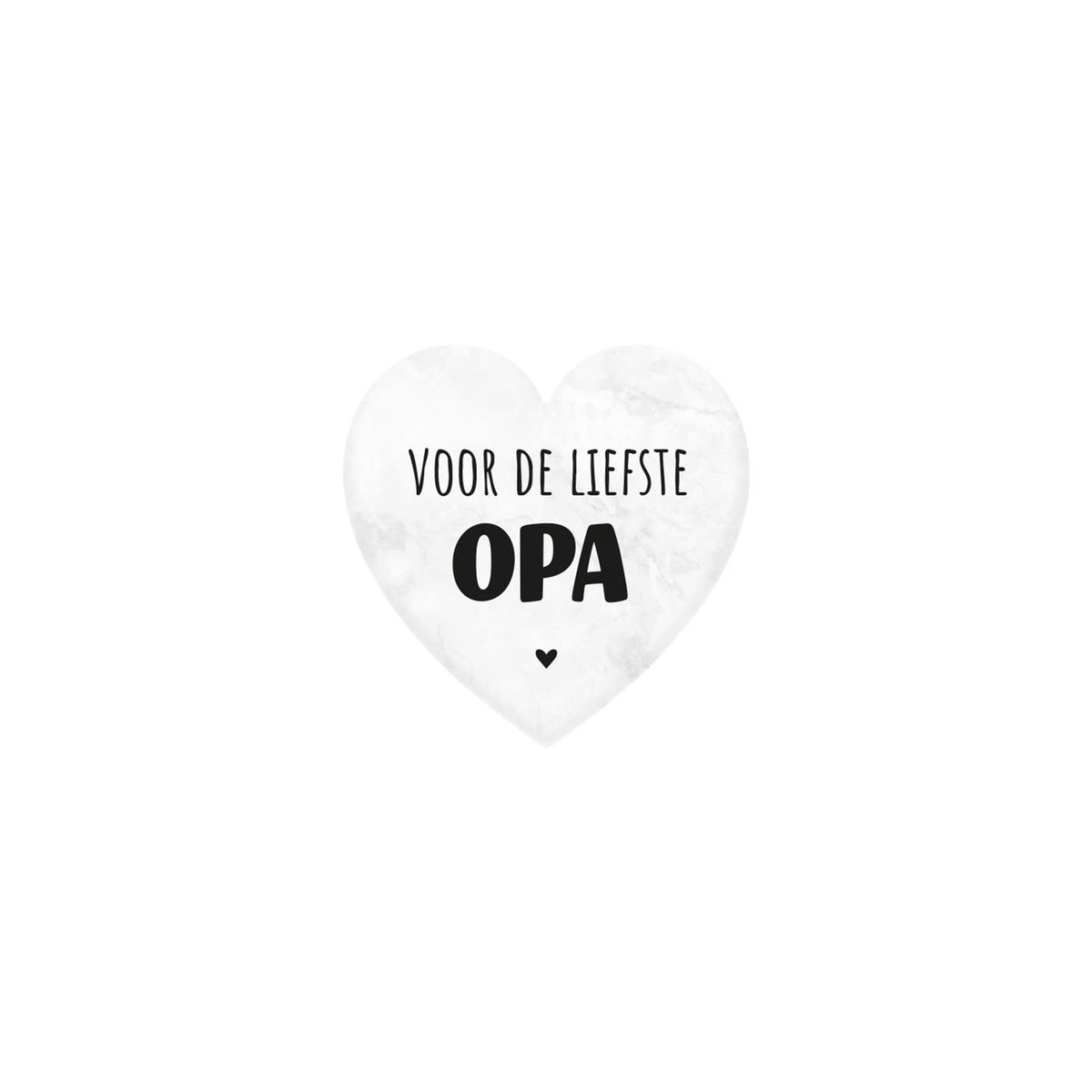 Paperdreams Marmorherz – Opa – 5 x 5 cm