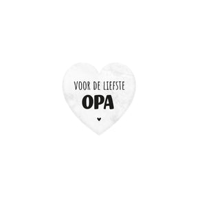 Paperdreams Marmorherz – Opa – 5 x 5 cm