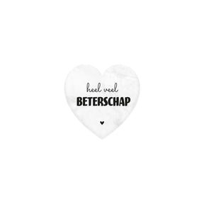 Paperdreams Marmorherz – Gute Besserung – 5x5cm