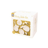 Paperdreams Partytischset – Goldweiß