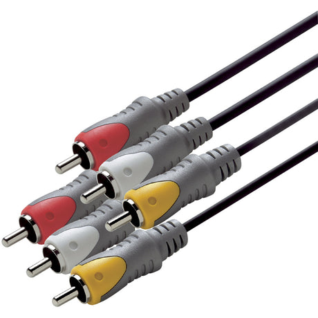 Scanpart-Verbindungskabel 3tulp(m)-(m) 2,5m