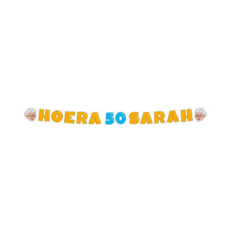 Paperdreams letter banner - sarah 50 17x250cm