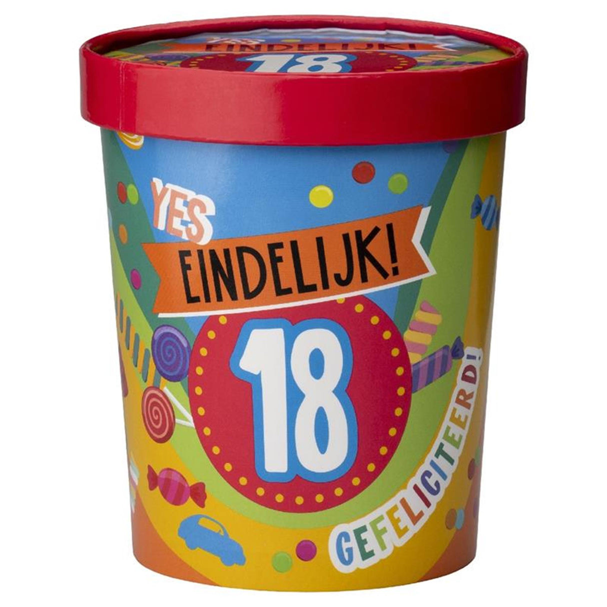 Paperdreams Bonbonbecher ø12x14cm – 18 Jahre