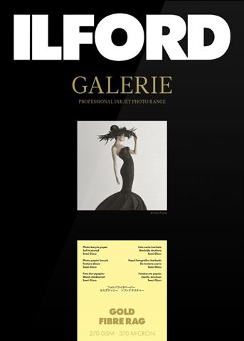 Ilford Galerie-Faserlappen, 270 g, A4, 25 Blatt