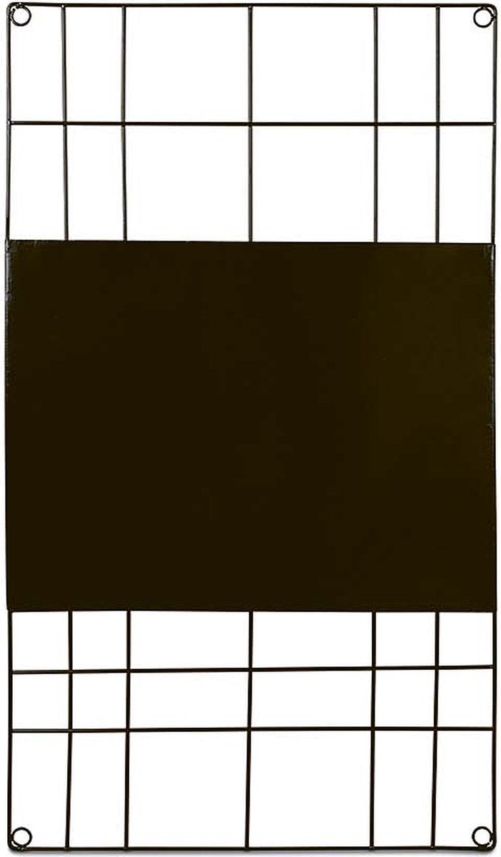 Vtwonen - basic - memobord - zwart - metaal - 60x105cm