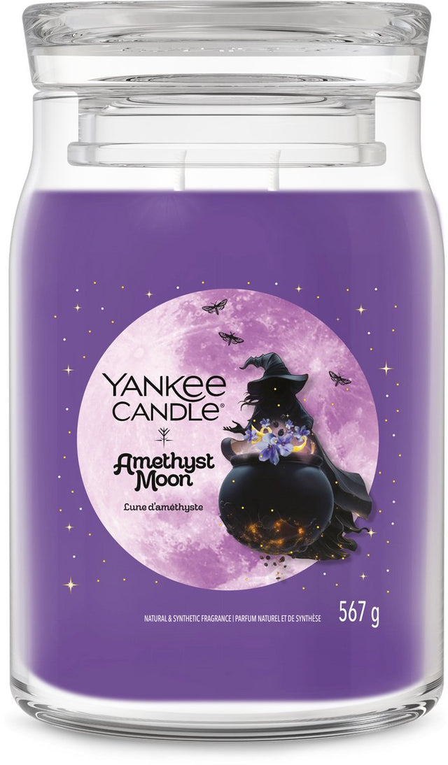 Yankee candle - amethyst moon large jar - halloween special - 90 branduren