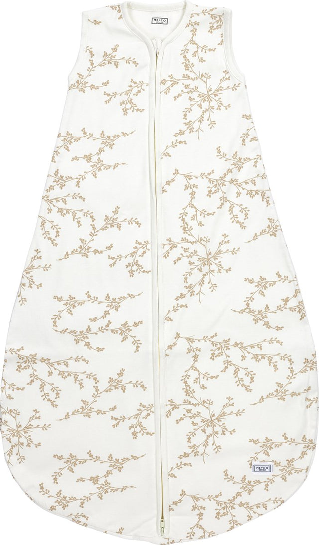Meyco Baby Branches Baby-Sommerschlafsack rund – Sand – 98 cm – 0,5 Tog