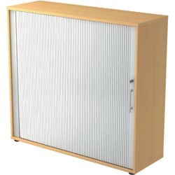 Bach Schrank Hammerer Tambour Melamin 120x40x110cm Buche