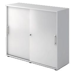 Bachschrank mit Schiebetüren Hammerer V1753S w w re 120 x 40 x 110 cm weiß