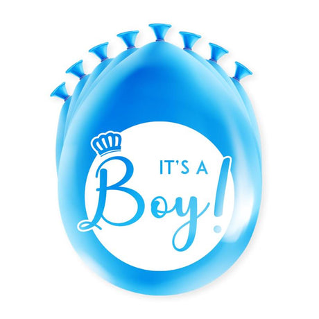 Paperdreams fröhlicher Partyballon – It's a Boy 8 Stück