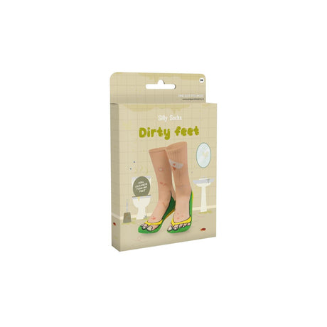 Paperdreams silly socks - dirty feet - polyester