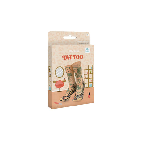 Paperdreams silly socks - tattoo - polyester
