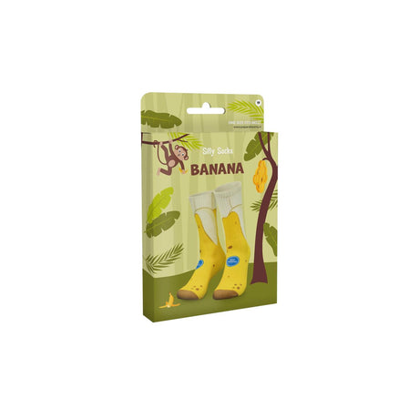 Paperdreams silly socks - banana - polyester