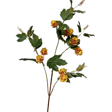 Roberts Collection Kunstblume Hopfenzweig 85 cm ockergelb