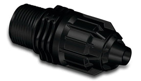 Produkte Übergangsstück PP 16 mm q j x3 4 männlich dr 6 bar v Bewässerungsschlauch
