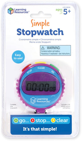 Lernressourcen einfache Stoppuhr – 5+
