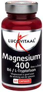 Lucovitaal magnesium 400 met vitamine b6 l-tryptofaan 60 capsules