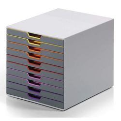Robuste Kommode 761027 Kunststoff grau