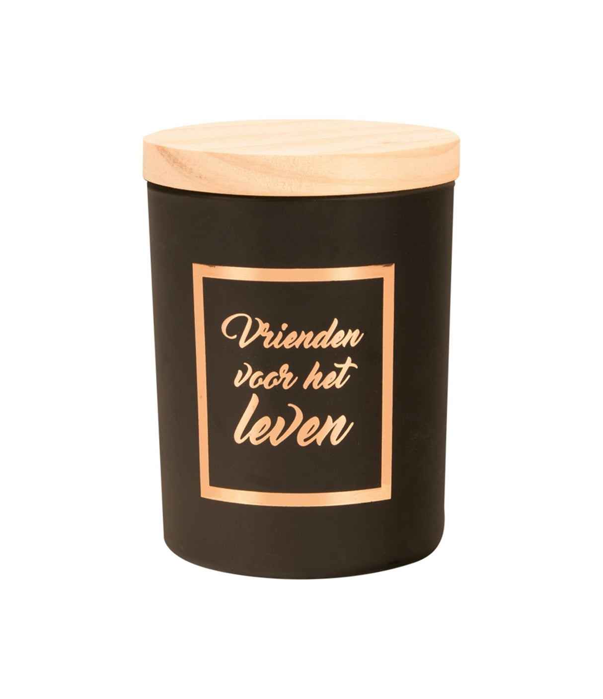 Paperdreams Duftkerze klein rosa schwarz – Freunde