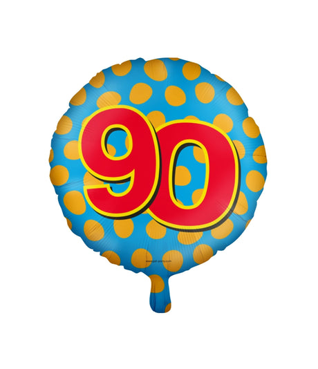 Paperdreams fröhlicher Folienballon – 90 Jahre