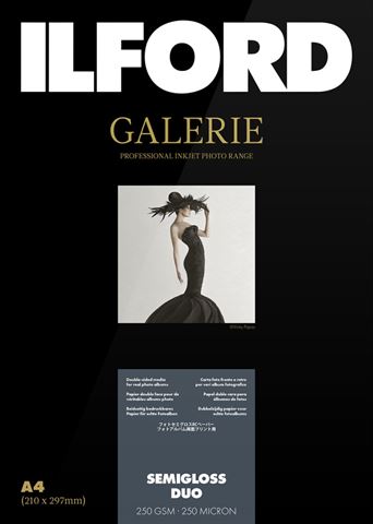 Ilford Gallery, seidenmatt, Duo, 250 g, A4, 25 Blatt