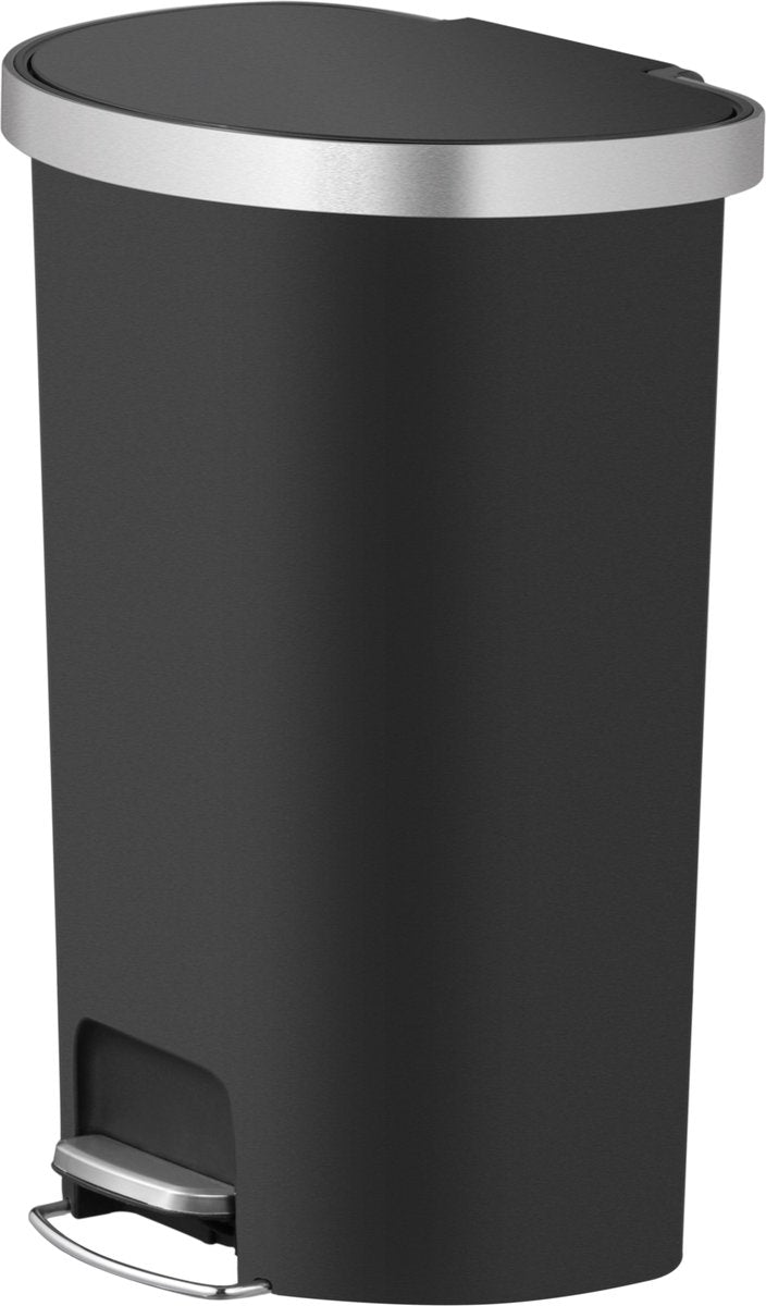 Eko Hana Treteimer 55l schwarz mit integrierten Rädern