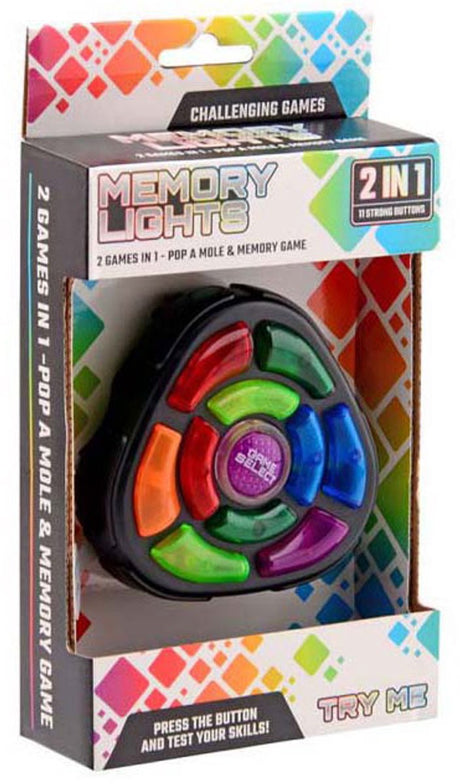 Johntoy Memory-Spiel 2 in 1 – elektronisches Memory-Spiel für Kinder.