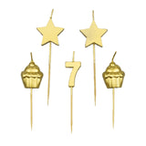 Paperdreams cake candles - 7 years