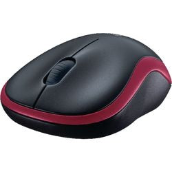 Logitech kabellose Maus M185 (rot, Einzelhandel)