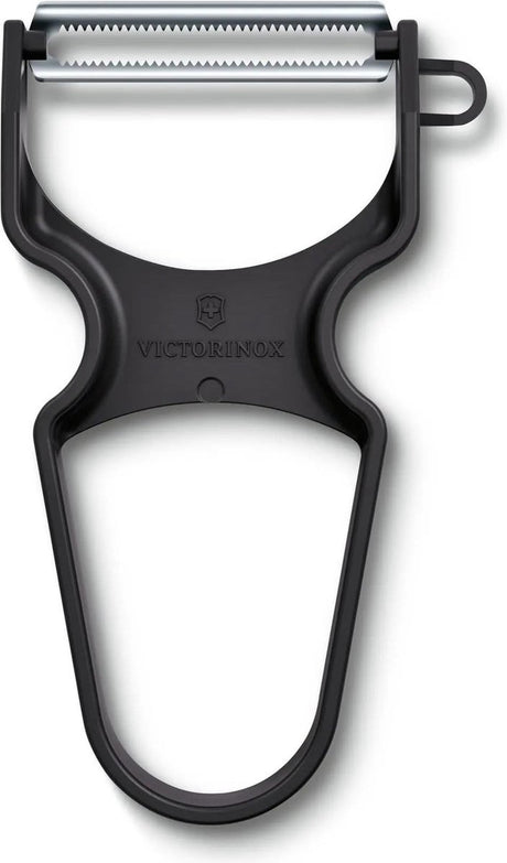 Victorinox Schnellschäler – schwarz – gezahnt