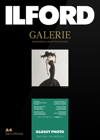 Ilford Gallery Hochglanz-Fotopapier 260 g IGPGP A4 25 Blatt