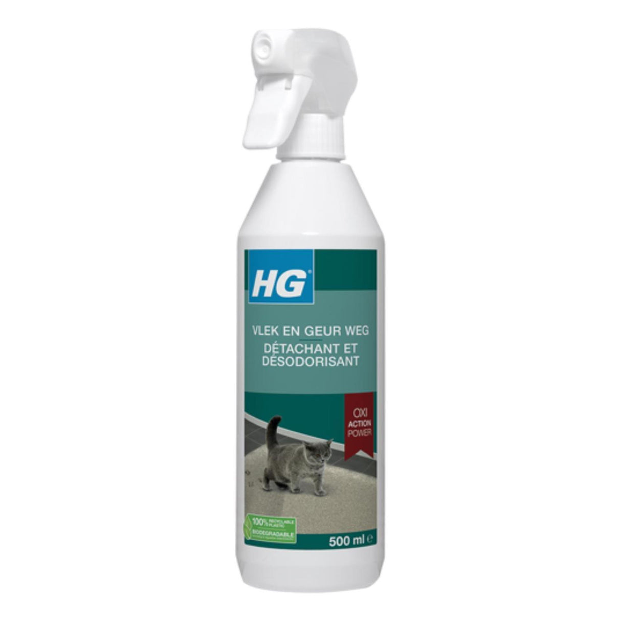 Hg-Flecken-Geruch weg, Katze