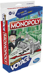 Hasbro Gaming Monopoly Edition Voyage, tragbares Spiel für 2 bis 4 Kinder, Reisespiel für Kinder ab 6 Jahren