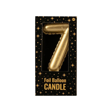 Paperdreams Folienballonkerze Gold – 7