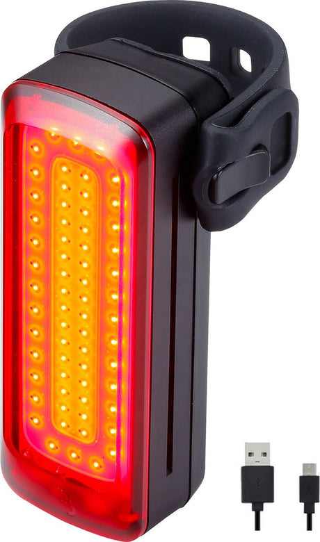 Bbb Cycling Signal Pro 250 Lumen Rücklicht Fahrrad – Brenndauer: 21 Stunden – IPX7 wasserdicht – Fahrradbeleuchtung USB C wiederaufladbar – Rennradbeleuchtung – bls-168