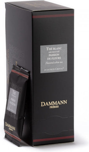 Dammann frères - passion de fleurs - 24 Kristallteebeutel - weißer Tee