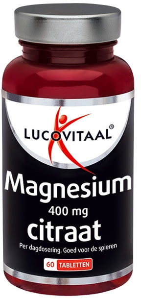 Lucovitaal magnesium citraat tabletten 400 mg 60 tabletten