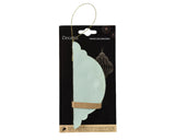 Decoris Weihnachtsanhänger Papierzwiebelform grün H15cm