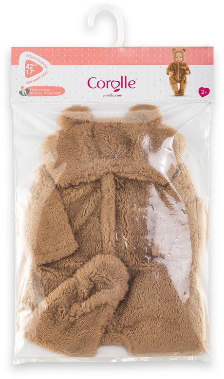 Corolle Wimpelkette, Braunbären-Einteiler – 42 cm