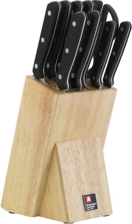 Richardson Sheffield – Cucina Messerset – inklusive Messerblock – 10 Stück – in Geschenkverpackung