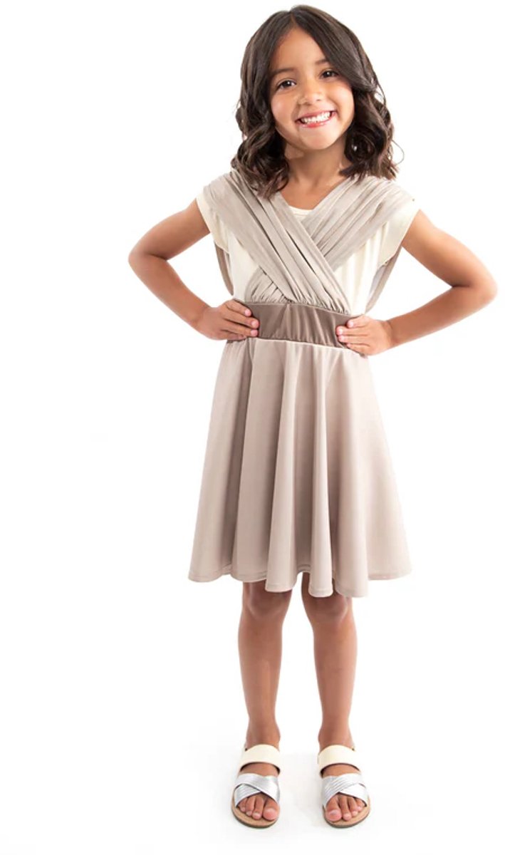 Kleine Abenteuer – galaktisches Scavenger-Twirl-Kleid – Größe 116-122