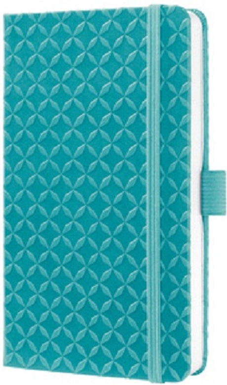Sigel Notizbuch Jolie Flair, A5, Hardcover, 174 Seiten, liniertes 80-Gramm-Papier, Aquagrün