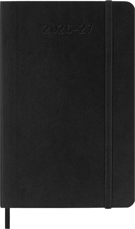 Moleskine 18-Monats-Tagebuch – 2026 27 – wöchentlich – Tasche – Softcover – Schwarz