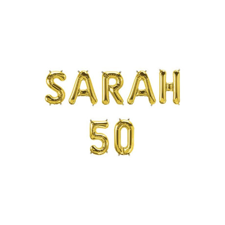 Paperdreams Folienballongirlande – Sarah 50